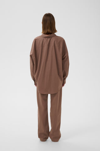 INWEAR HAZEIW SHIRT - COFFEE QUARTZ