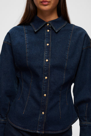 INWEAR HARUKIIW FITTED SHIRT DENIM