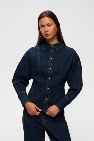 INWEAR HARUKIIW FITTED SHIRT DENIM