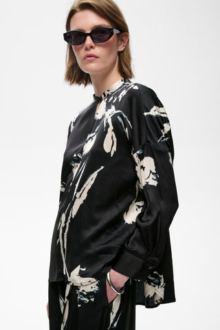 MEADOWIW BLOUSE BLACK PAINT
