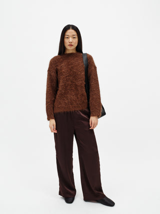 PELLOIW PULLOVER ALPACKA BROWN