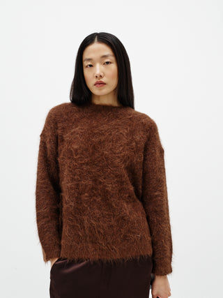 PELLOIW PULLOVER ALPACKA BROWN