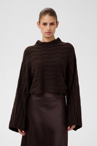 SLIDALIA PONCHO PULLOVER