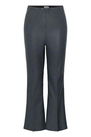SLKAYLEE PU KICKFLARE PANTS TURBULENCE