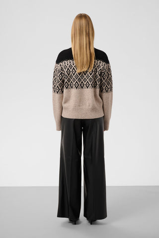 SLKAYLEE WIDE LONG PANTS BLACK