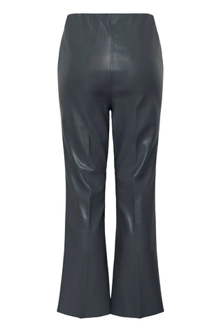 SLKAYLEE PU KICKFLARE PANTS TURBULENCE
