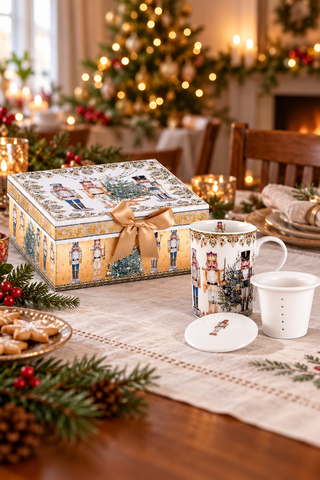 GIFTBOX CHRISTMAS WHITE MUG