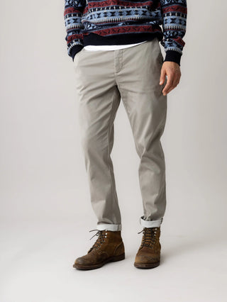 MMGHUNGT SOFT STRING PANTS GHOST GRAY