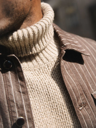 MMGMatteo Brown Stripe Overshirt