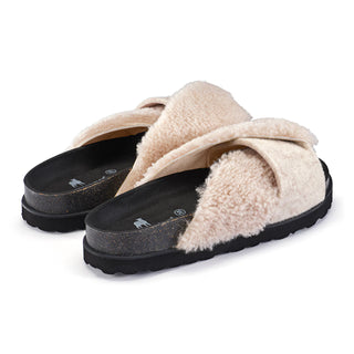 Alba Fårskinnstofflor