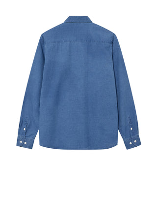 MMGMarco Oxford Indigo Skjorta Indigo Blue