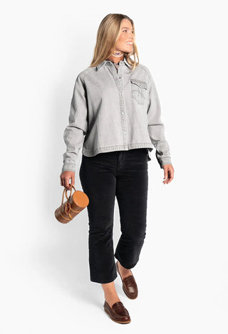 HÉST KYLIE GREY DENIM SHIRT