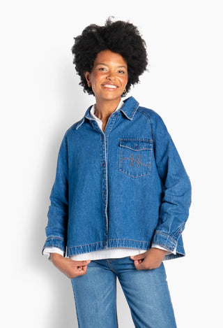 HÉST KYLIE BLUE DENIM SHIRT