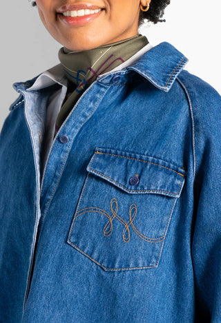 HÉST KYLIE BLUE DENIM SHIRT