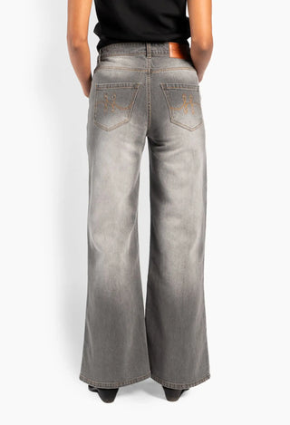 Hést Irina Wide Leg Jeans Grey