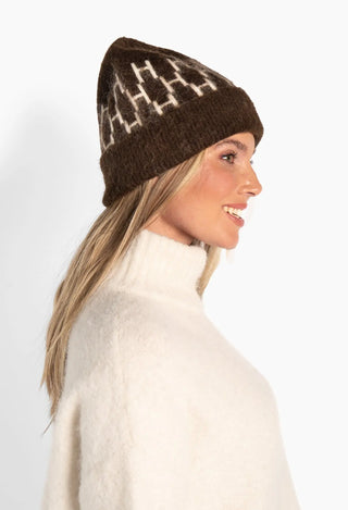 GERA BEANIE MÖSSA DARK EARTH