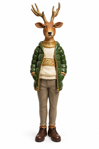 Christmas Deer Green