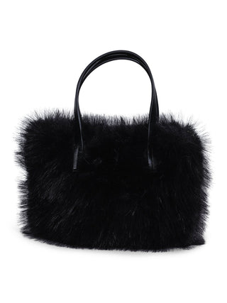FAUX FUR CROSSBODY BAG