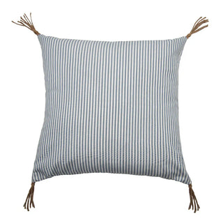 Kuddfodral Randigt med toffsar 45x45cm