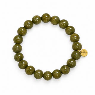 CECILE OLIVE PEARL BRACELET