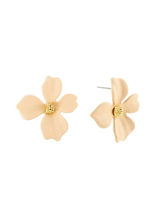 Lilly Örhänge Blommor Nude