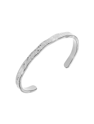 Como C Shape Bangle Armband Steel