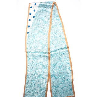 Angers Sidensjal Grön 150x16cm