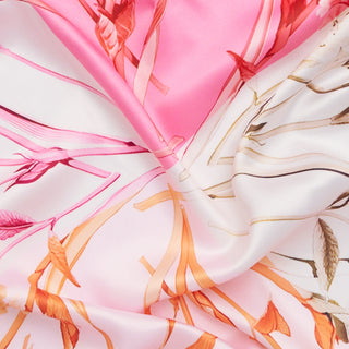 Finja Scarfs Pink Orange Flower