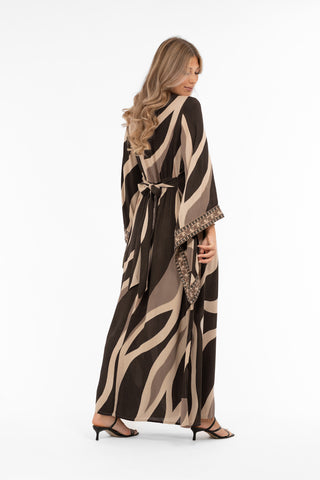 Barcelona Dress Sand/Taupe/Coffee