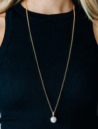 LIZ PEARL PENDANT HALSBAND 85CM