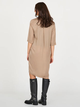 NÜ CILJE TUNIC DRESS SOLID SAND