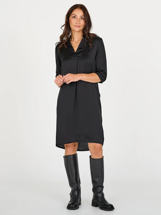 CILJE TUNIC DRESS SOLID BLACK