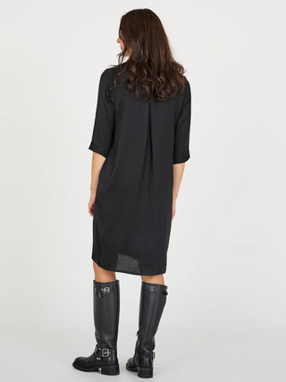 CILJE TUNIC DRESS SOLID BLACK
