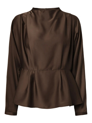 YASPELLA SATINBLUS BROWN