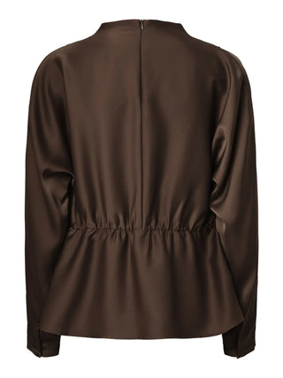 YASPELLA SATINBLUS BROWN