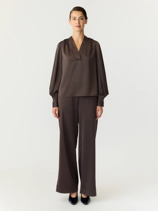 YASPELLA VIDA SATINBYXOR CHOCOLATE BROWN