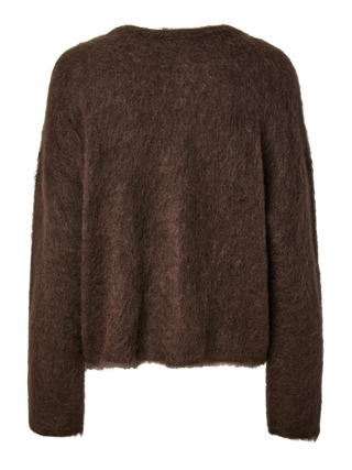 YASTILDE MOHAIR CARDIGAN MOLE