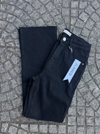 Flared Jeans Black