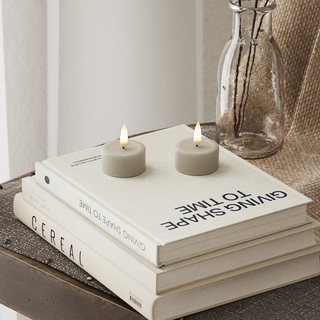 LED Värmeljus 2-Pack SAND