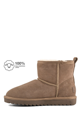 MIWO SHEEPSKIN WINTERBOOTS TAUPE
