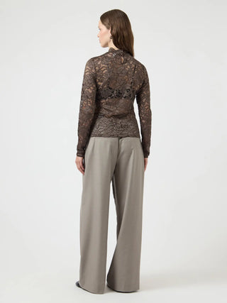 YASLACEY SPETS LÅNGÄRMAD TOPP