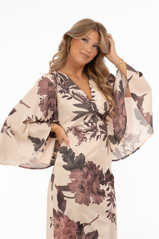 Meadow Dress Champagne/Rose/Sage