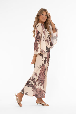 Meadow Dress Champagne/Rose/Sage