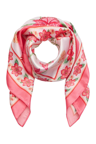 Marta Finja Scarfs Cerise Flower 70cm