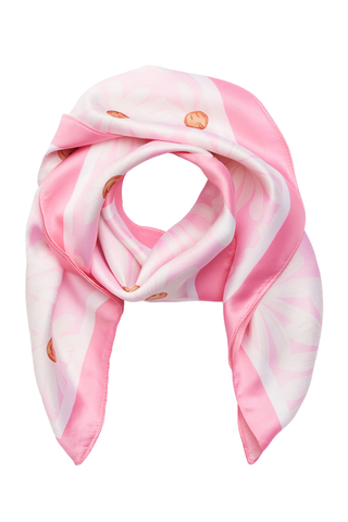 Marta Finja Scarfs Pink White Flower