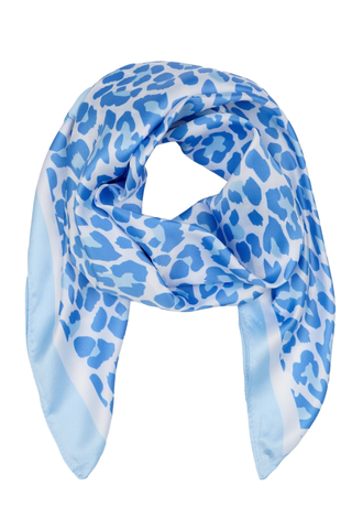 MARTA FINJA SCARFS BLUE LEO 70CM