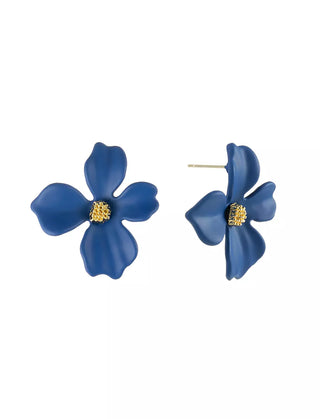 Lilly Flower Blue Örhängen