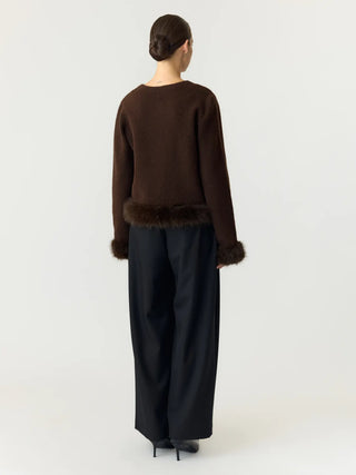 YASFURLA KNIT CARDIGAN