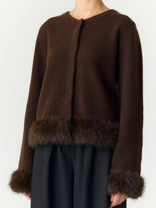 YASFURLA KNIT CARDIGAN