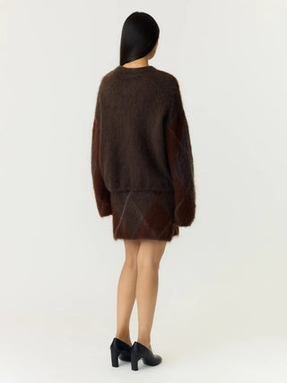 YASARGY MOHAIR STICKAD TRÖJA